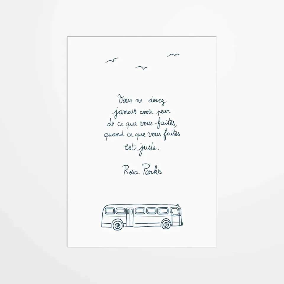 My365 Joana Cosendai carte postale Rosa Parks