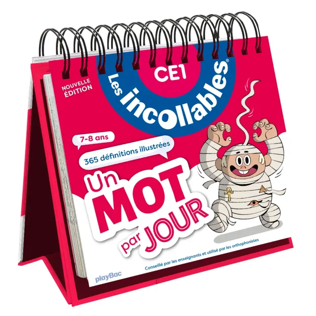 Les Incollables Un mot par jour CE1 7-8 ans éphéméride édition 2024
