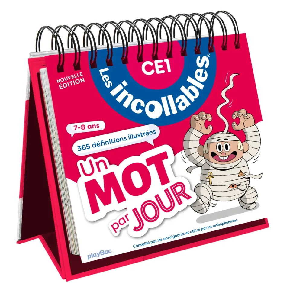 Les Incollables Un mot par jour CE1 7-8 ans éphéméride édition 2024