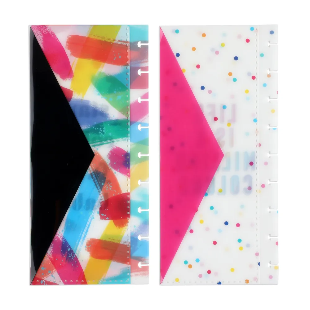 Me & my big ideas Rainbow Classic pochettes agenda à anneaux x2
