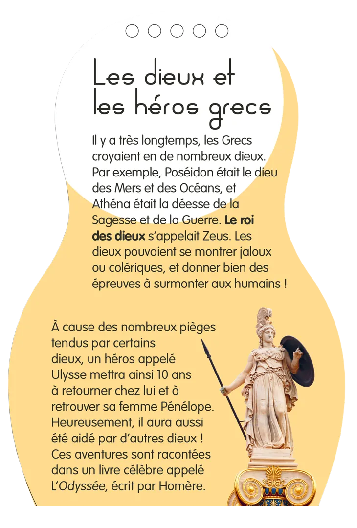 Minimiki Elena en Grèce carnet créatif stickers