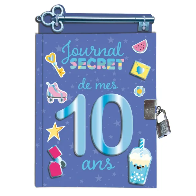 Frigobloc Journal secret de mes 10 ans journal intime cadenas