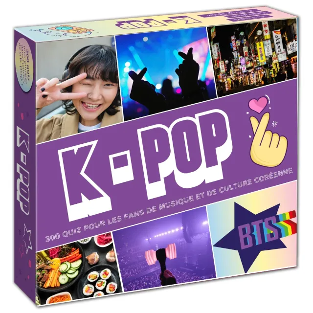 La boîte quiz K-POP jeu 300 questions groupes défis