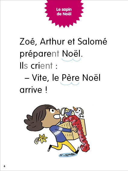 Incollables Premières lectures livre Tome 16 Sapin de Noël Niv 1