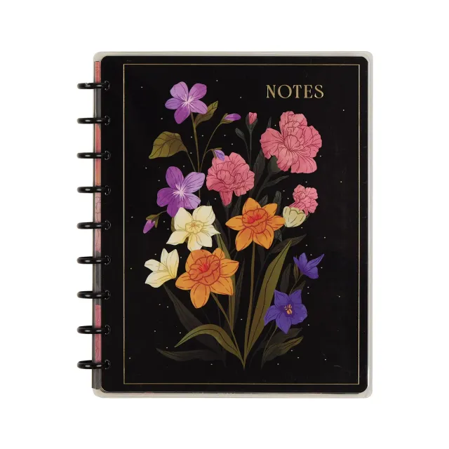 Happy Planner Dark Garden carnet Classic 60 feuilles pointillé