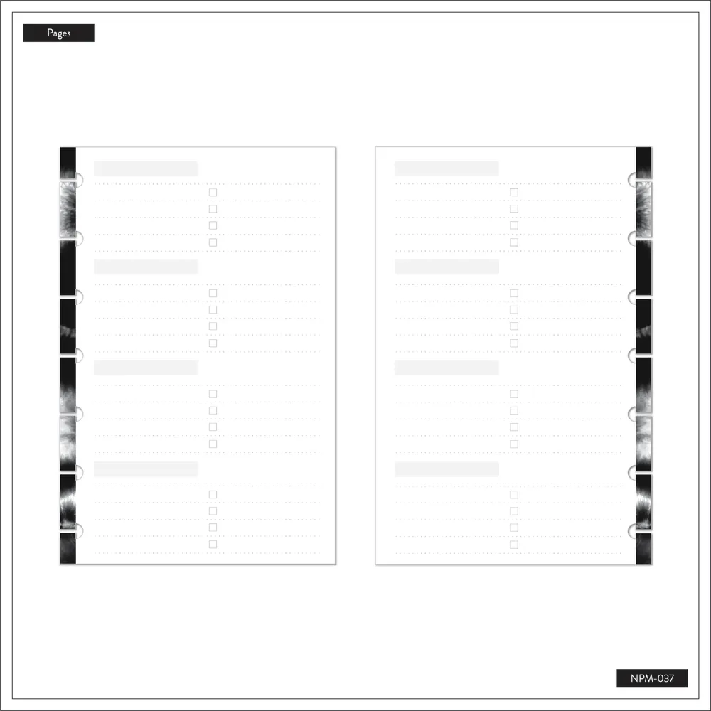 Happy Planner Modern Impression carnet to-do list classic 60 feuilles