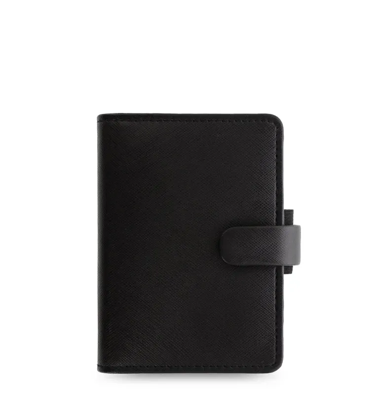 Filofax Saffiano organiseur Mini noir à anneaux