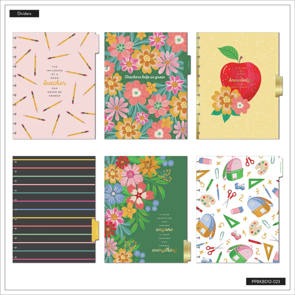Happy Planner Books Blooms Big agenda maîtresse 2024