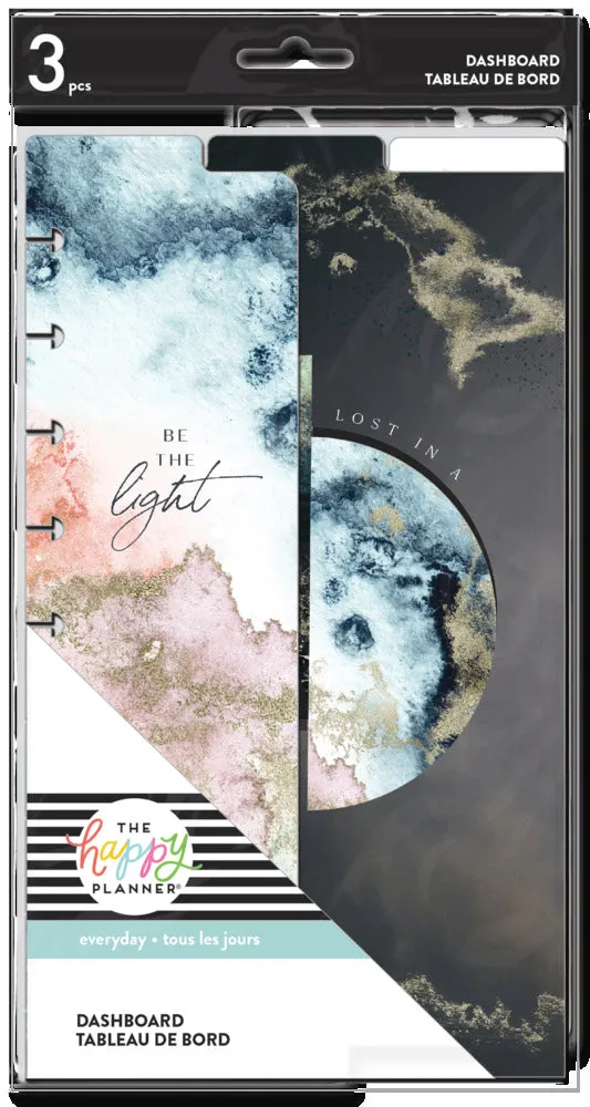 Happy Planner Cosmic Watercolor Classic intercalaires x3
