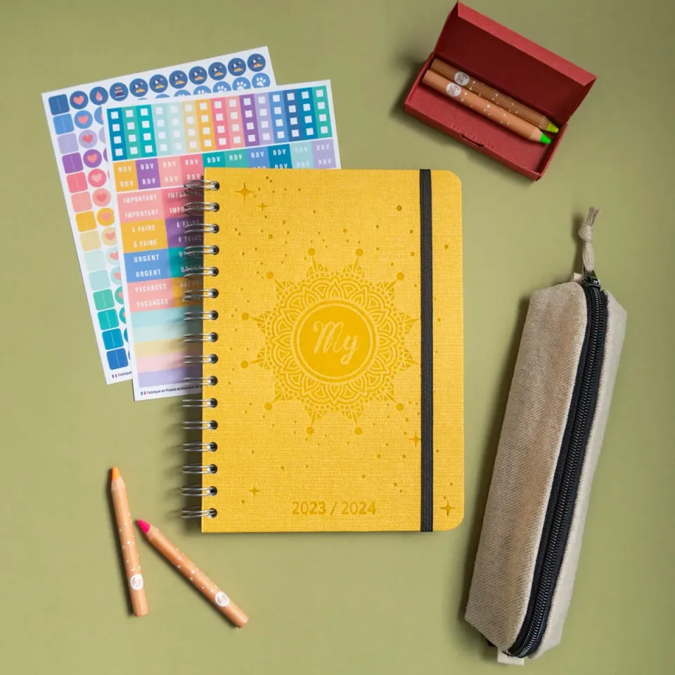 My365 Kit rentrée papeterie agenda scolaire
