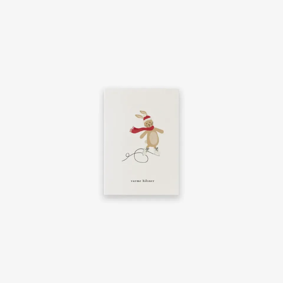 Kartotek Julekanin carte de vœux A7 varme hilsner
