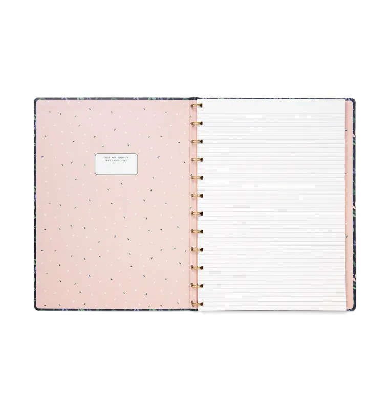 Filofax Garden carnet A4 Dusk rechargeable ligné