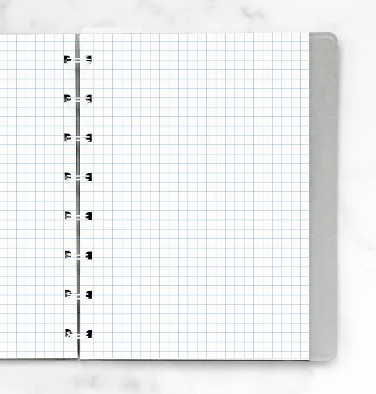 Filofax Notebook recharge A5 feuilles à carreaux