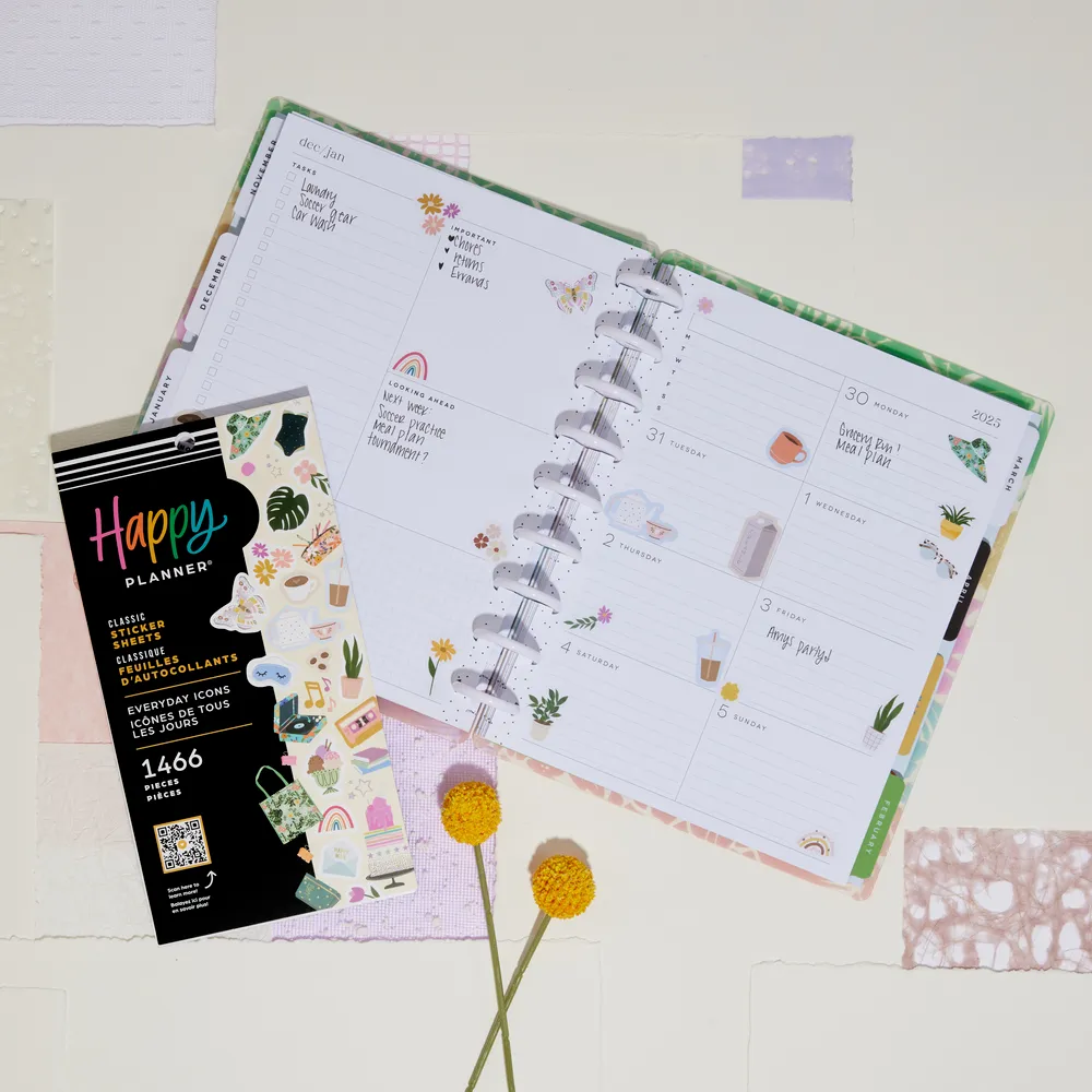 Happy Planner Everyday Pretty Pastel Icons stickers 1466 pastel