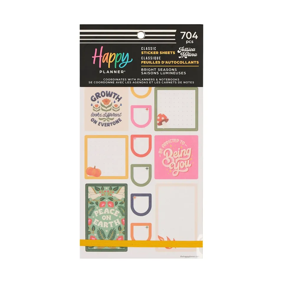 Happy Planner Bright Seasons stickers 704 saisons