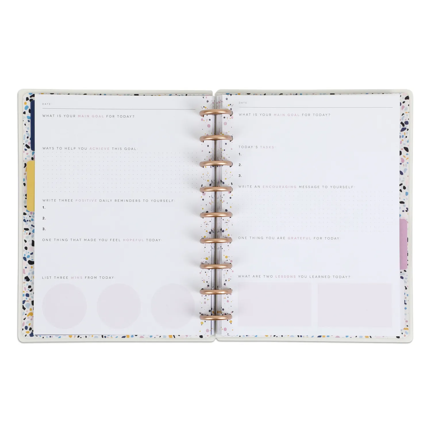 Happy Planner Goal Plan Repeat journal objectifs classic