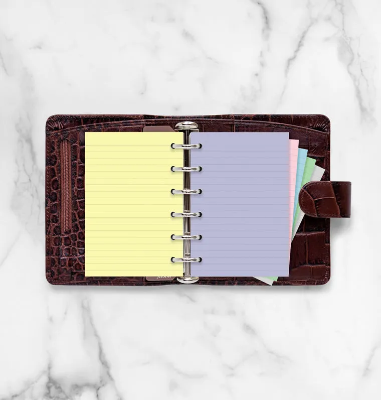 Filofax Pastels recharge lignee Pocket pastel