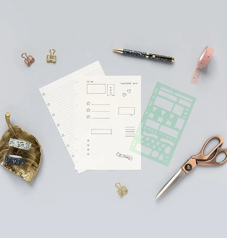 Filofax Classic planning pochoir A5 bullet journal