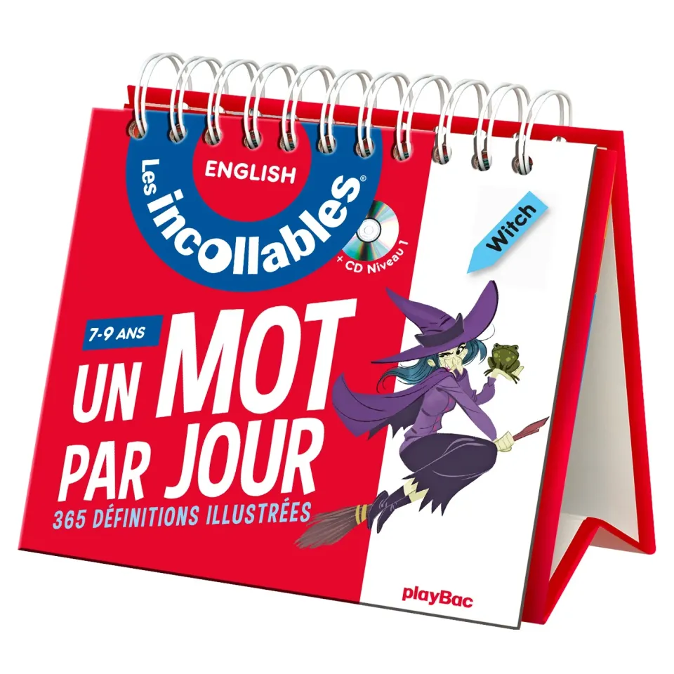 Frigobloc Incollables Un mot par jour calendrier anglais 7-9 ans