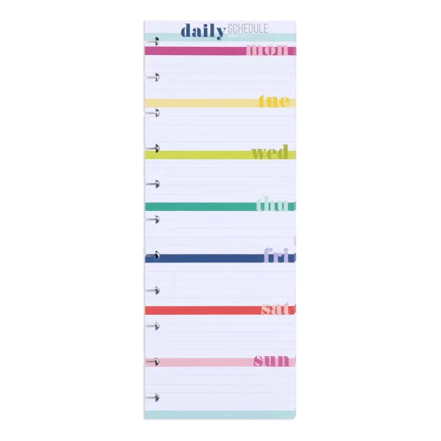 Happy Notes Big demi-feuilles planning journalier 60 feuilles