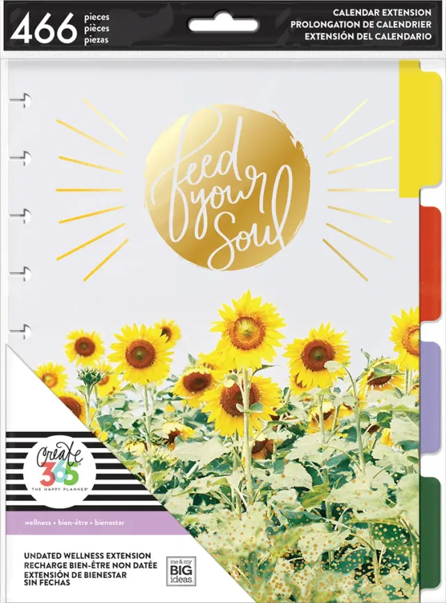 Happy Planner Wellness Extension recharge classic santé