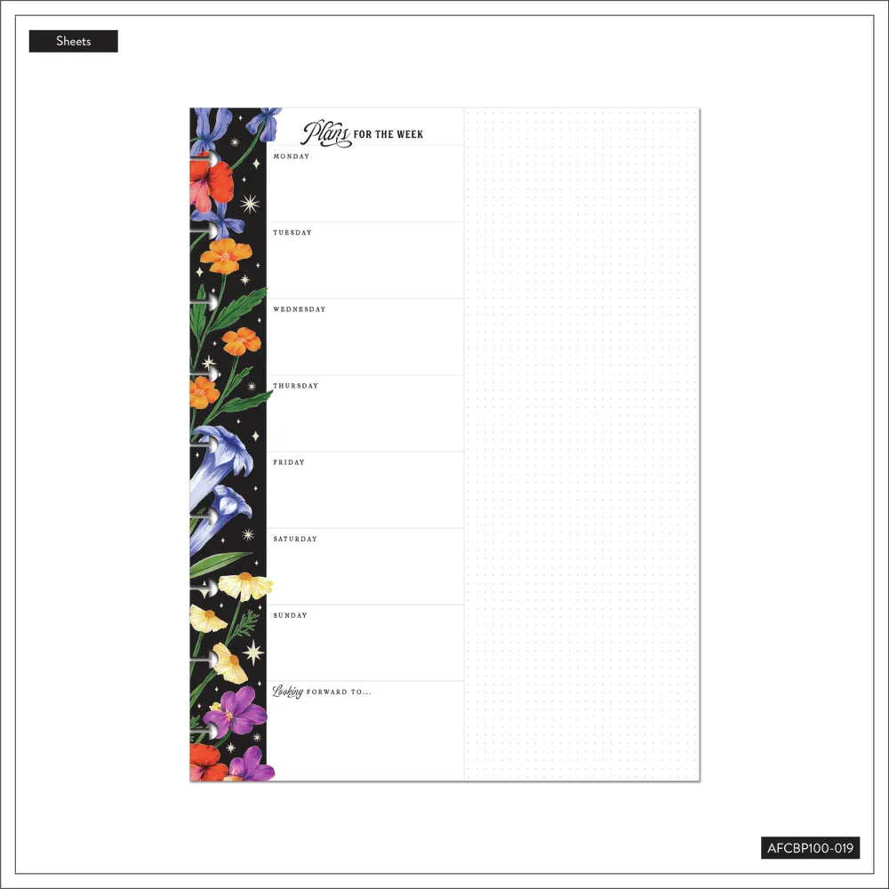 Happy Planner Grounded Magic Classic bloc 100 feuilles semaine