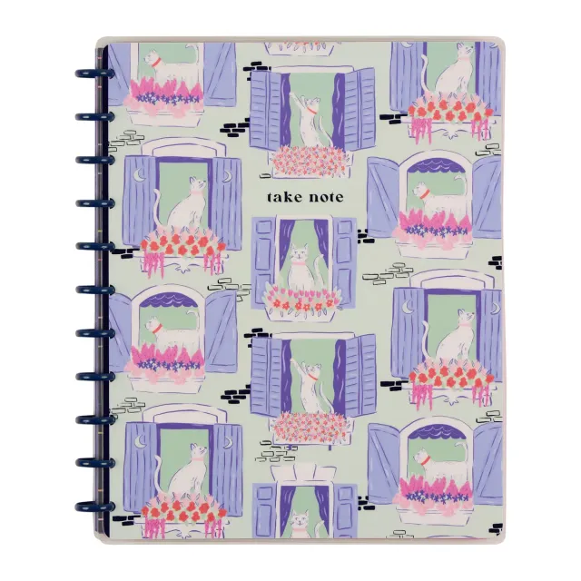 Happy Planner Purrfect Seasonal Cats carnet pointillé 60 feuilles