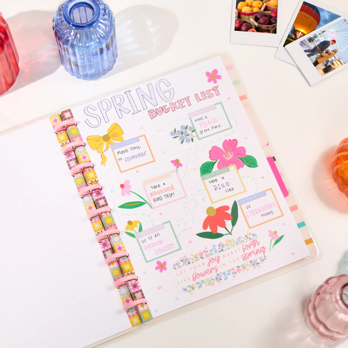 Happy Planner Happy Patchwork Classic carnet pointillés 60 feuilles
