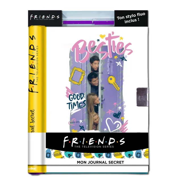 Frigobloc Friends Mon journal secret journal intime à cadenas