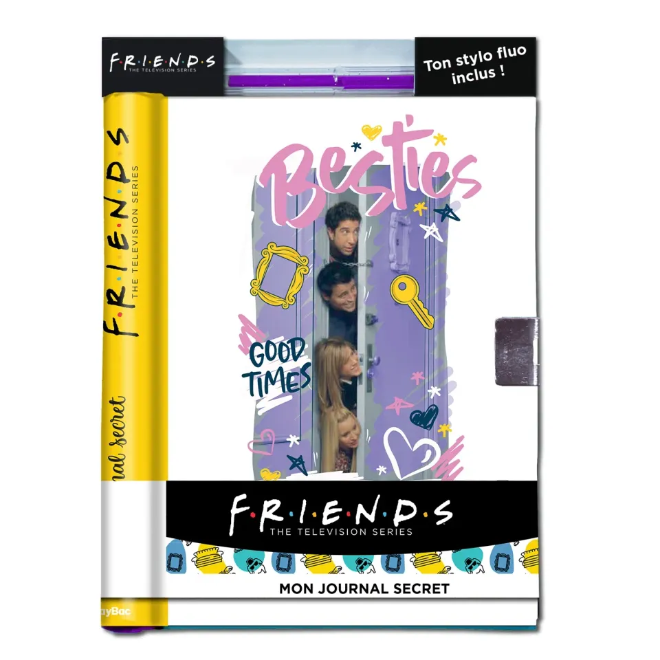 Frigobloc Friends Mon journal secret journal intime à cadenas