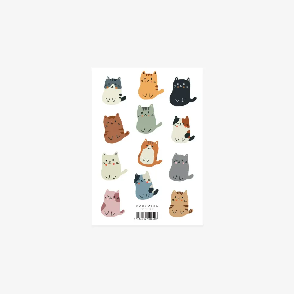 Kartotek Cats stickers autocollants chats