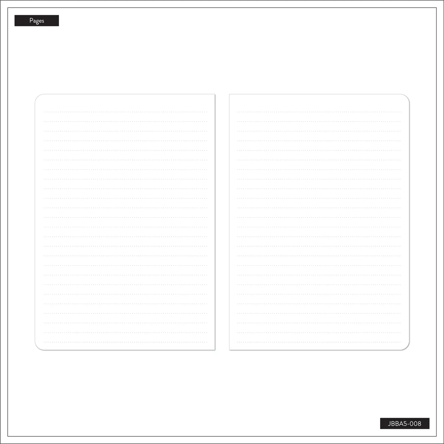 Happy Planner Linear Galaxy carnet pointillé 80 feuilles 160g