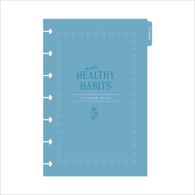 Happy Planner Mini Fitness recharge agenda 6 mois sport