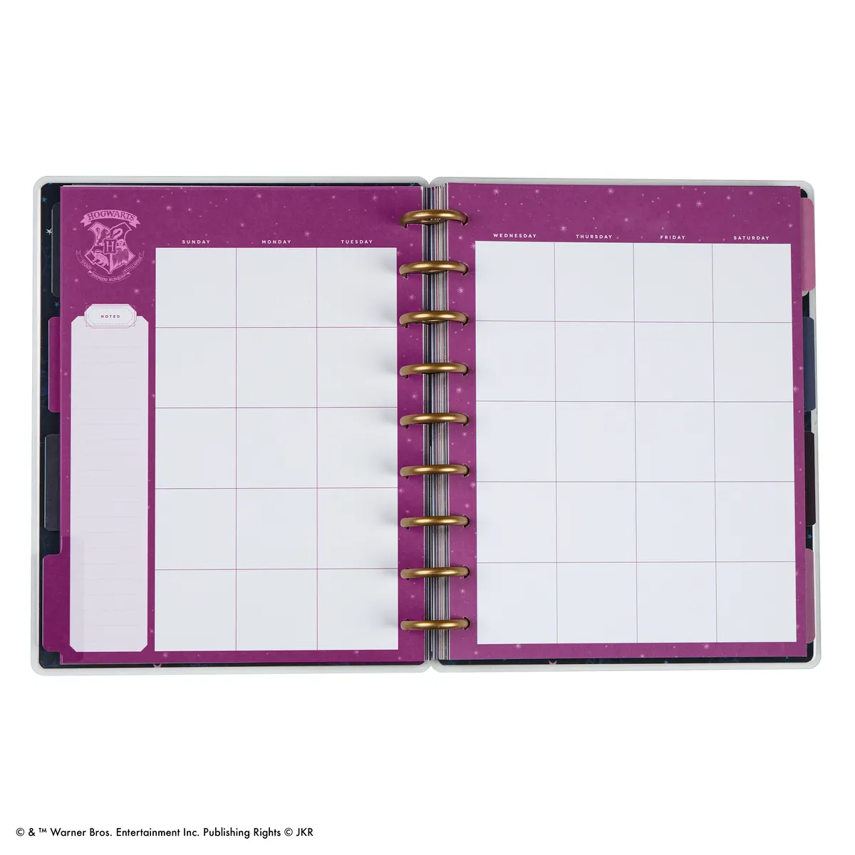Happy Planner Harry Potter agenda classic dashboard non daté 12 mois