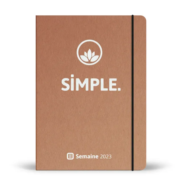My365 SIMPLE Semaine 2023 agenda A5 recyclé