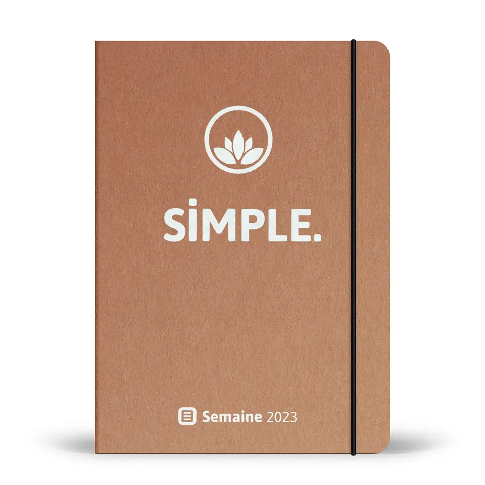 My365 SIMPLE Semaine 2023 agenda A5 recyclé
