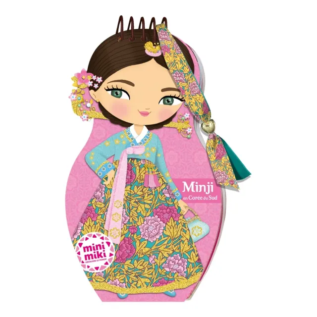 Minimiki Minji en Corée du Sud carnet créatif stickers