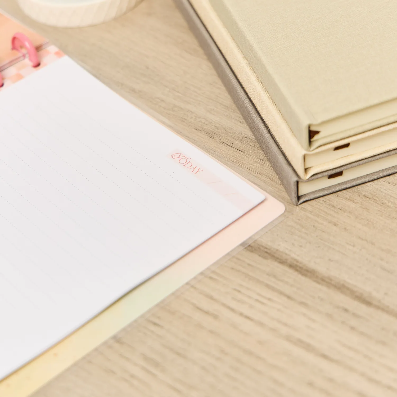 Happy Planner Textured Canvas carnet pointillé ligné classic 60