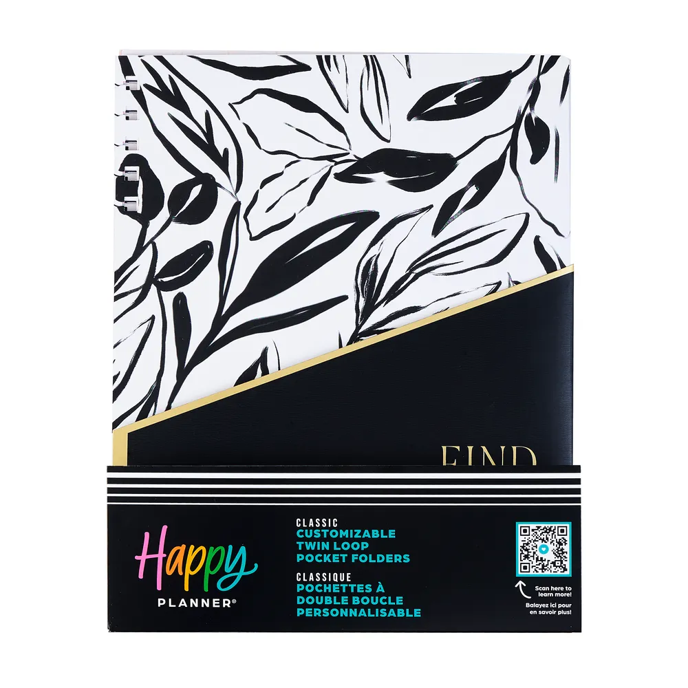 Happy Planner Find Your Happy pochettes spiral Classic lot 6