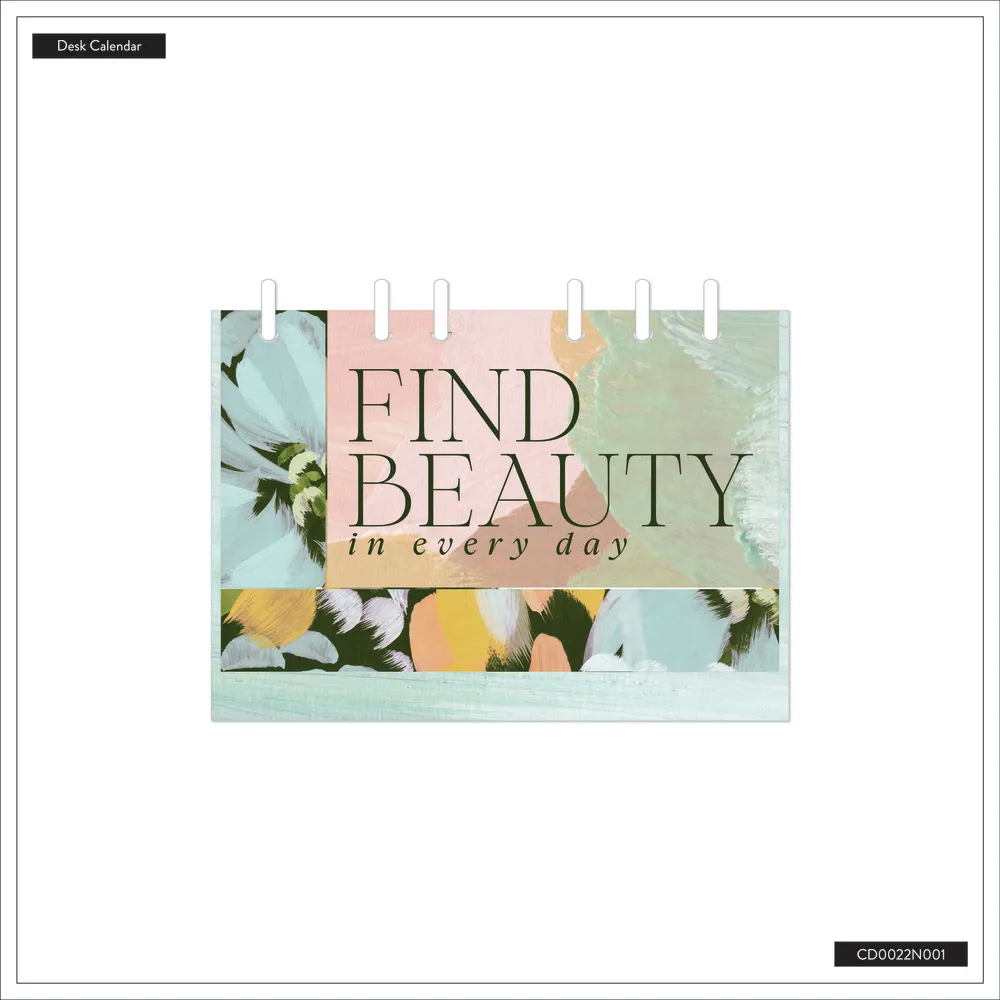 Me & my big ideas Brushstroke Florals calendrier chevalet