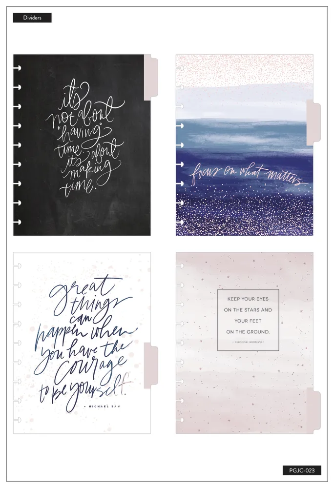 Happy Planner Go After Your Dreams journal guidé objectifs 80 pages