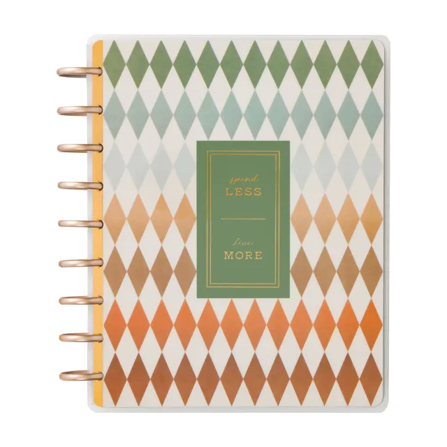 Happy Planner Sage Terracotta planner budget non daté 12 mois