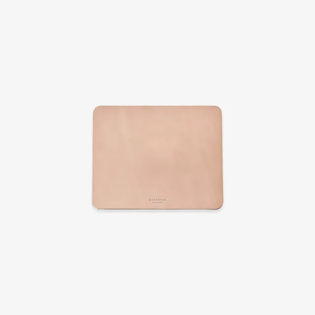 Kartotek tapis de souris cuir naturel patiné