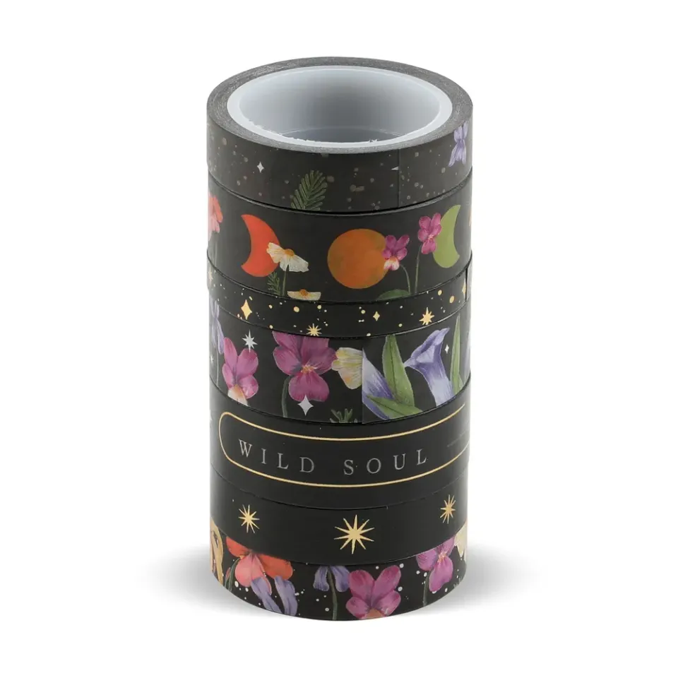 Happy Planner Grounded Magic washi tape floral lot de 7