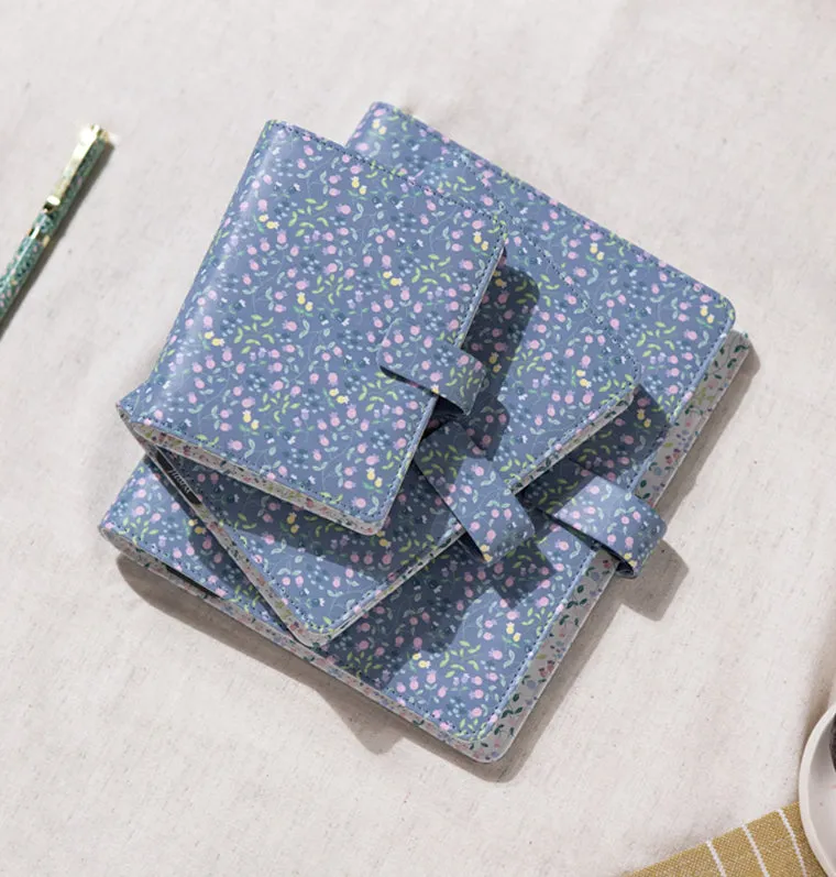 Filofax Meadow A5 organiseur bleu fleuri