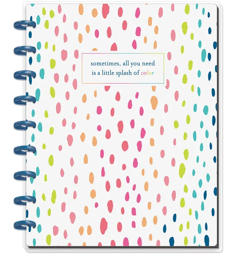 Happy Planner Happy Notes carnet Classic Splash of Color pointillé