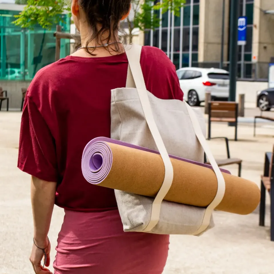 My365 Tote bag chanvre et coton sac textile naturel