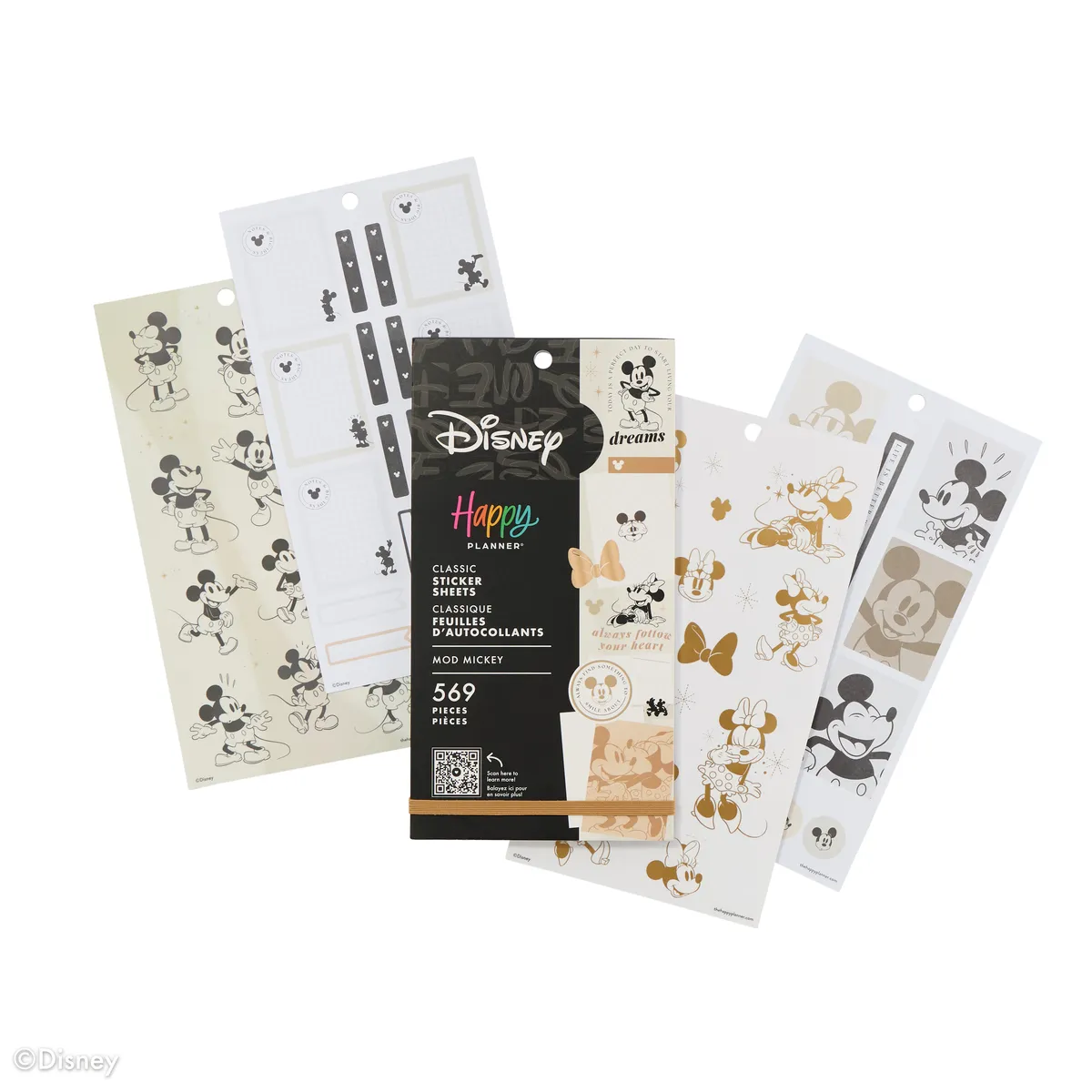 Happy Planner Disney Mod Mickey Mouse stickers value pack 569