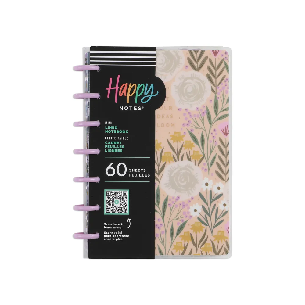 Happy Planner Made to Bloom carnet ligné mini floral