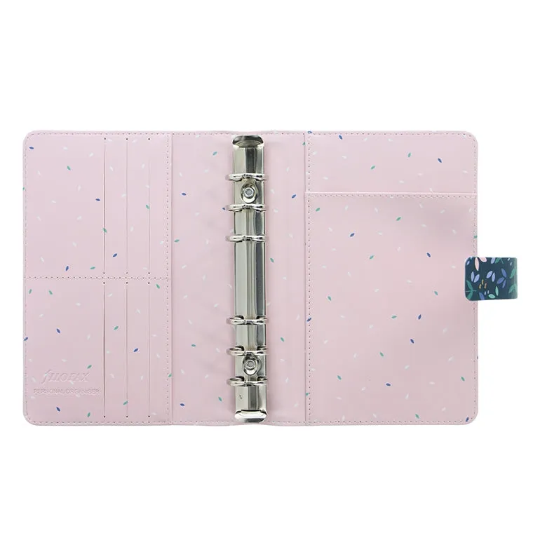 Filofax Garden organiseur Personal Dusk floral doré